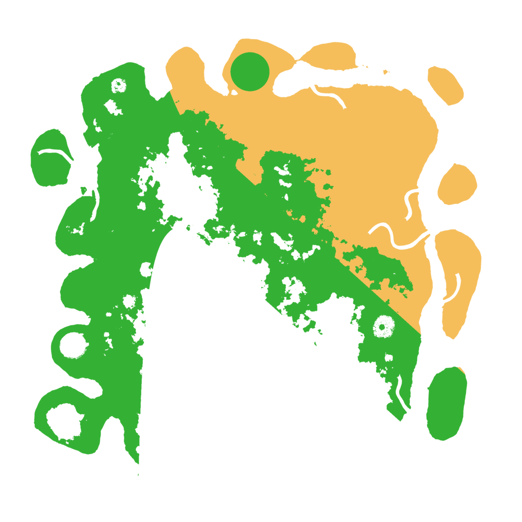 Biome Rust Map: Procedural Map, Size: 3550, Seed: 914529
