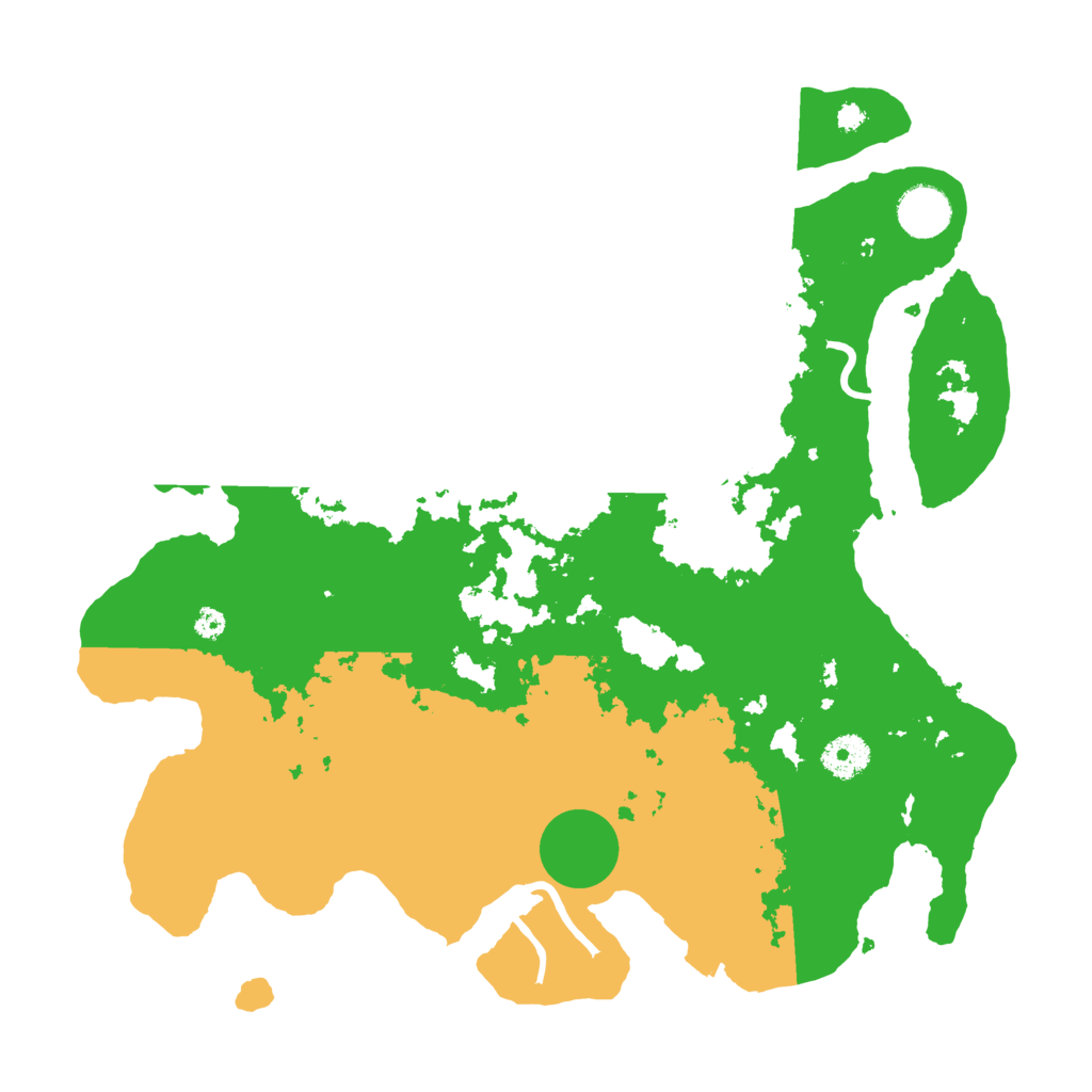 Biome Rust Map: Procedural Map, Size: 3650, Seed: 96165075