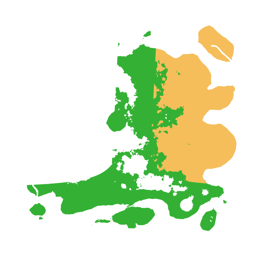 Biome Rust Map: Procedural Map, Size: 3550, Seed: 28214708