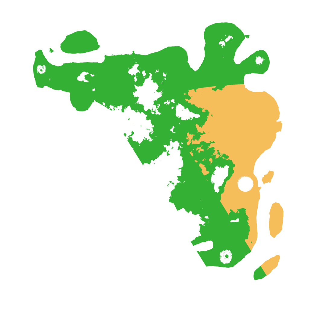 Biome Rust Map: Procedural Map, Size: 3550, Seed: 43637408
