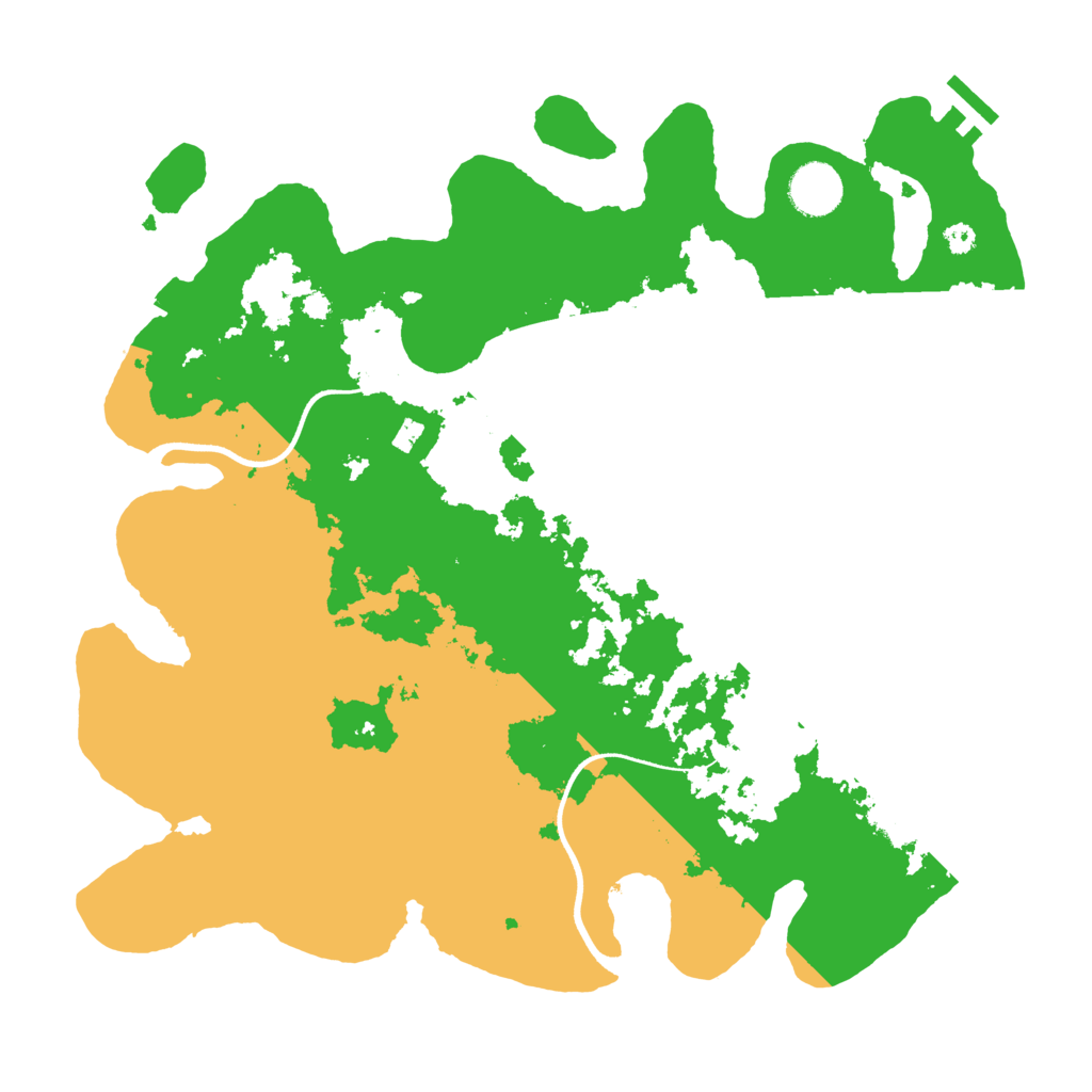Biome Rust Map: Procedural Map, Size: 3600, Seed: 39464267