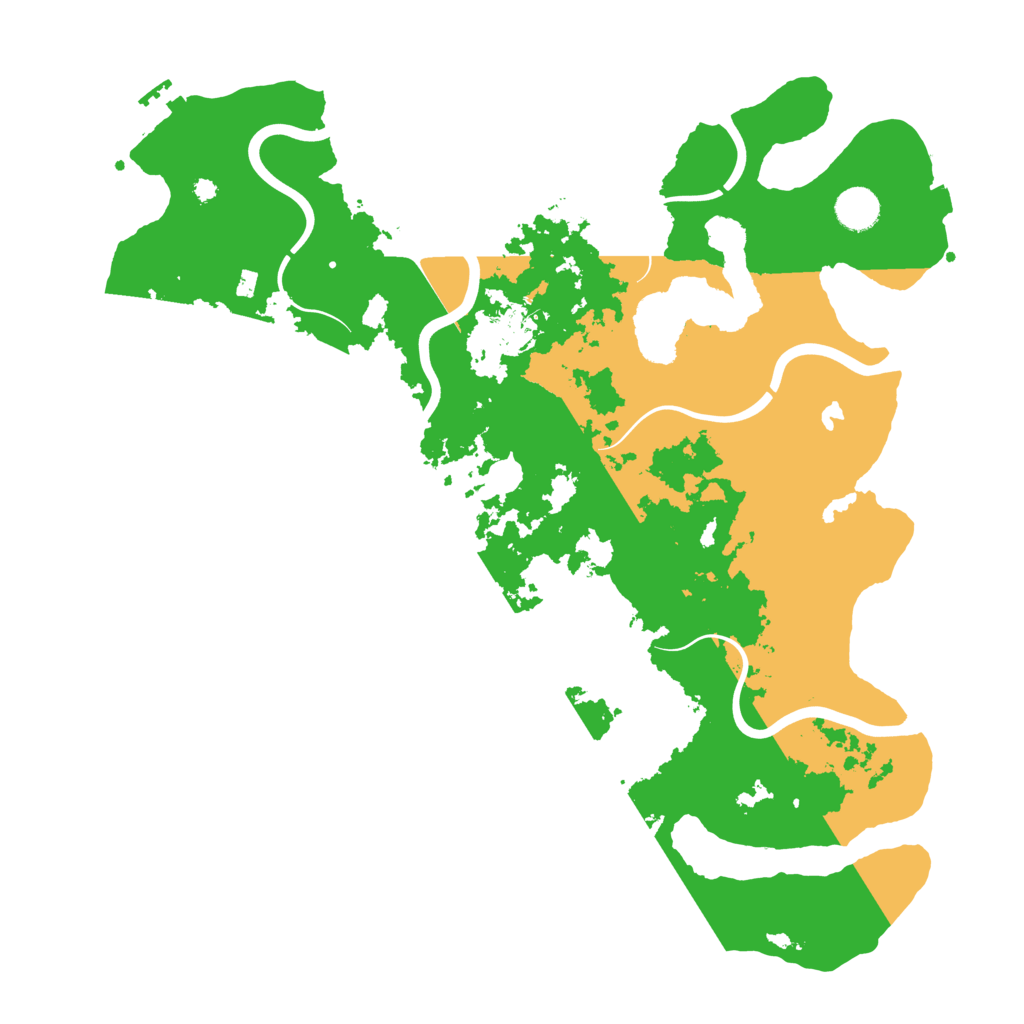 Biome Rust Map: Procedural Map, Size: 4100, Seed: 28991506