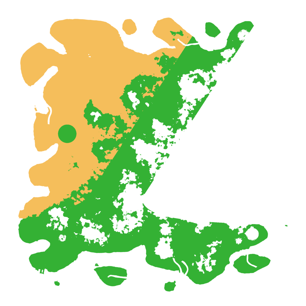 Biome Rust Map: Procedural Map, Size: 4400, Seed: 43735730