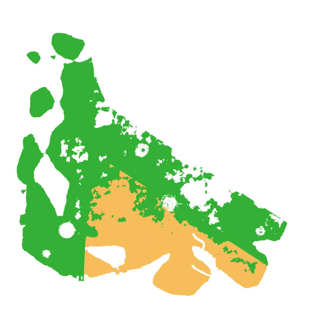 Biome Rust Map: Procedural Map, Size: 3500, Seed: 14048211