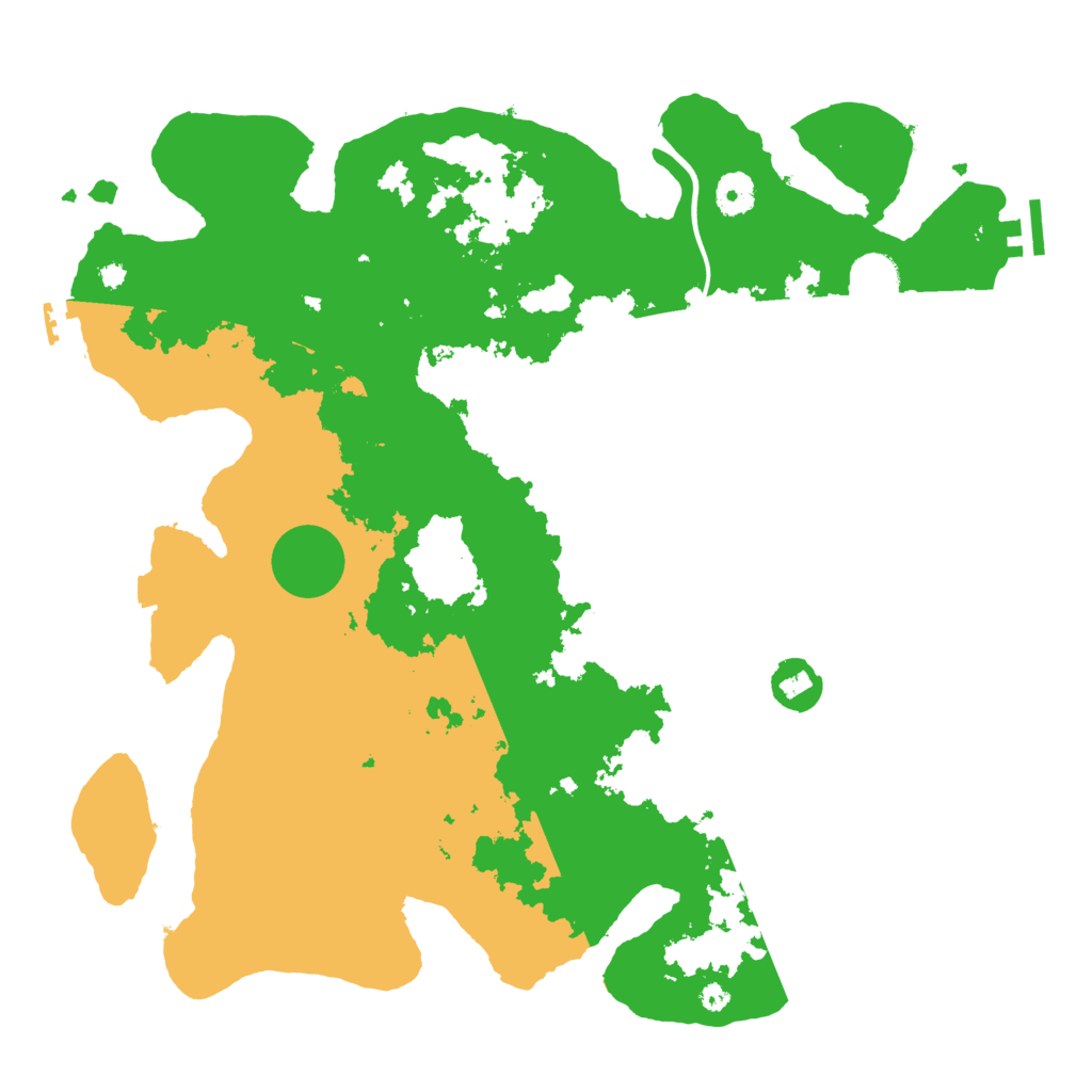 Biome Rust Map: Procedural Map, Size: 3950, Seed: 22993846