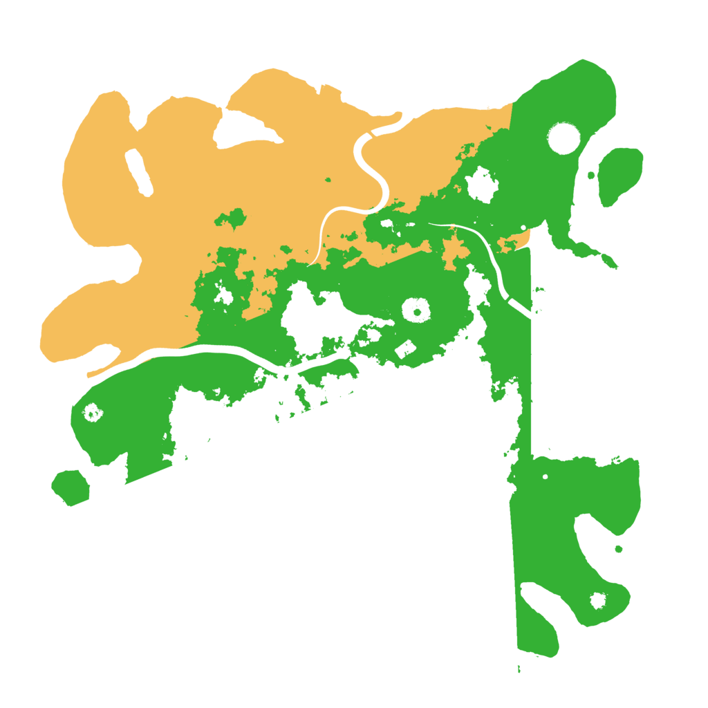 Biome Rust Map: Procedural Map, Size: 3900, Seed: 21347593