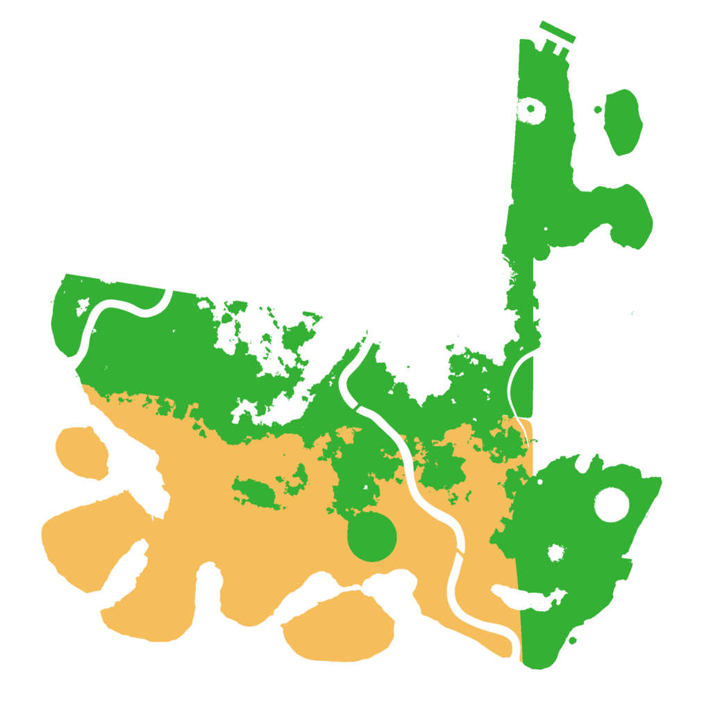 Biome Rust Map: Procedural Map, Size: 3800, Seed: 92796548