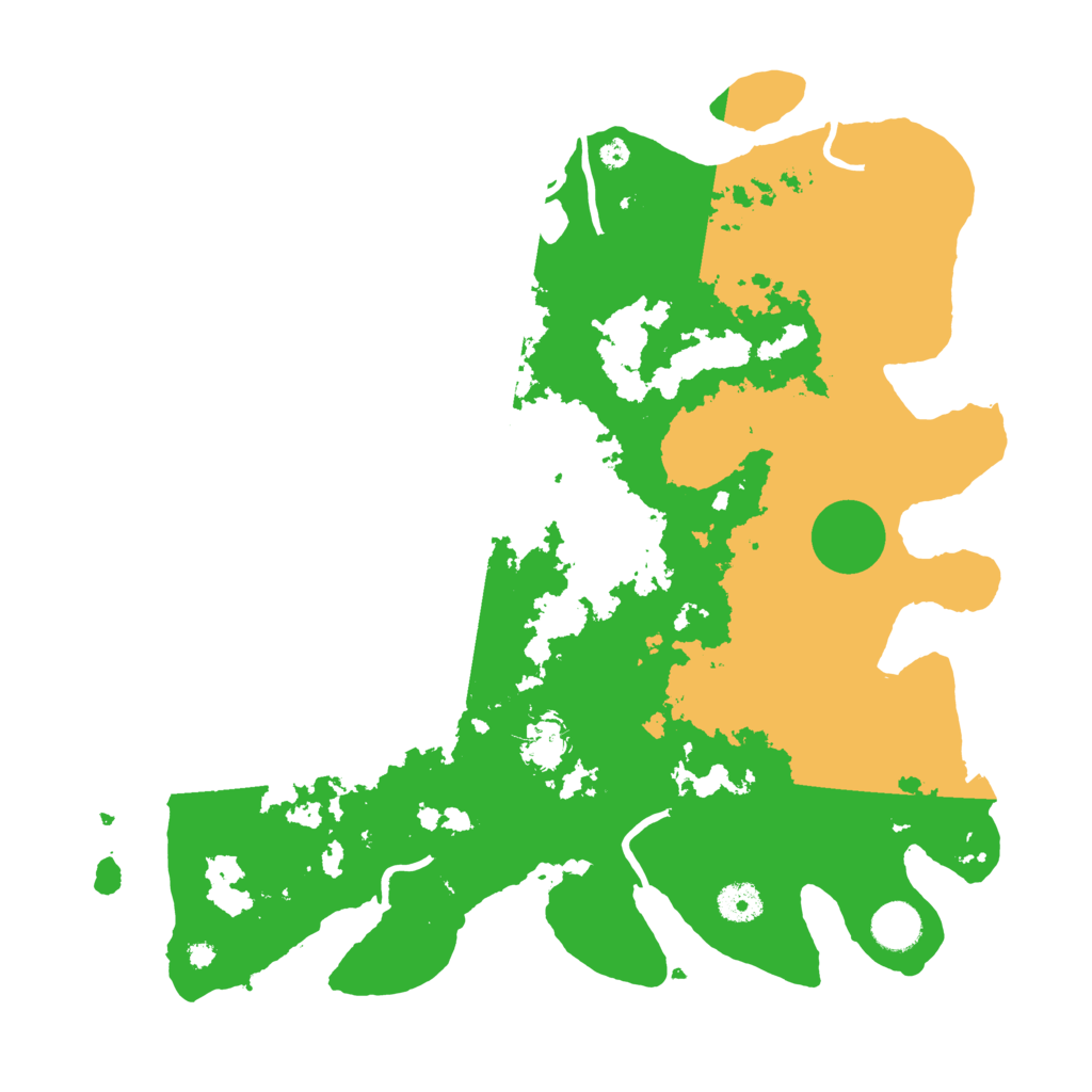 Biome Rust Map: Procedural Map, Size: 3900, Seed: 295349