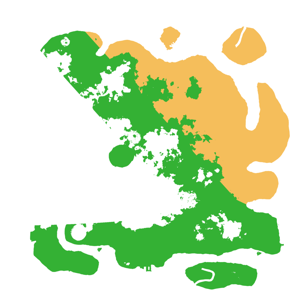 Biome Rust Map: Procedural Map, Size: 3600, Seed: 34919251