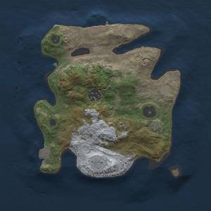 Thumbnail Rust Map: Procedural Map, Size: 2500, Seed: 946334914, 8 Monuments