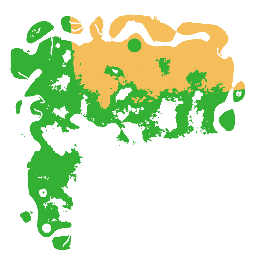 Biome Rust Map: Procedural Map, Size: 5000, Seed: 124417