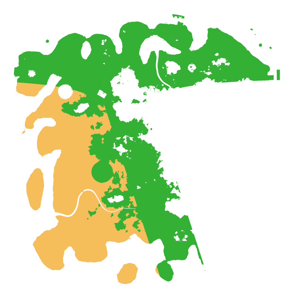 Biome Rust Map: Procedural Map, Size: 3750, Seed: 60844294