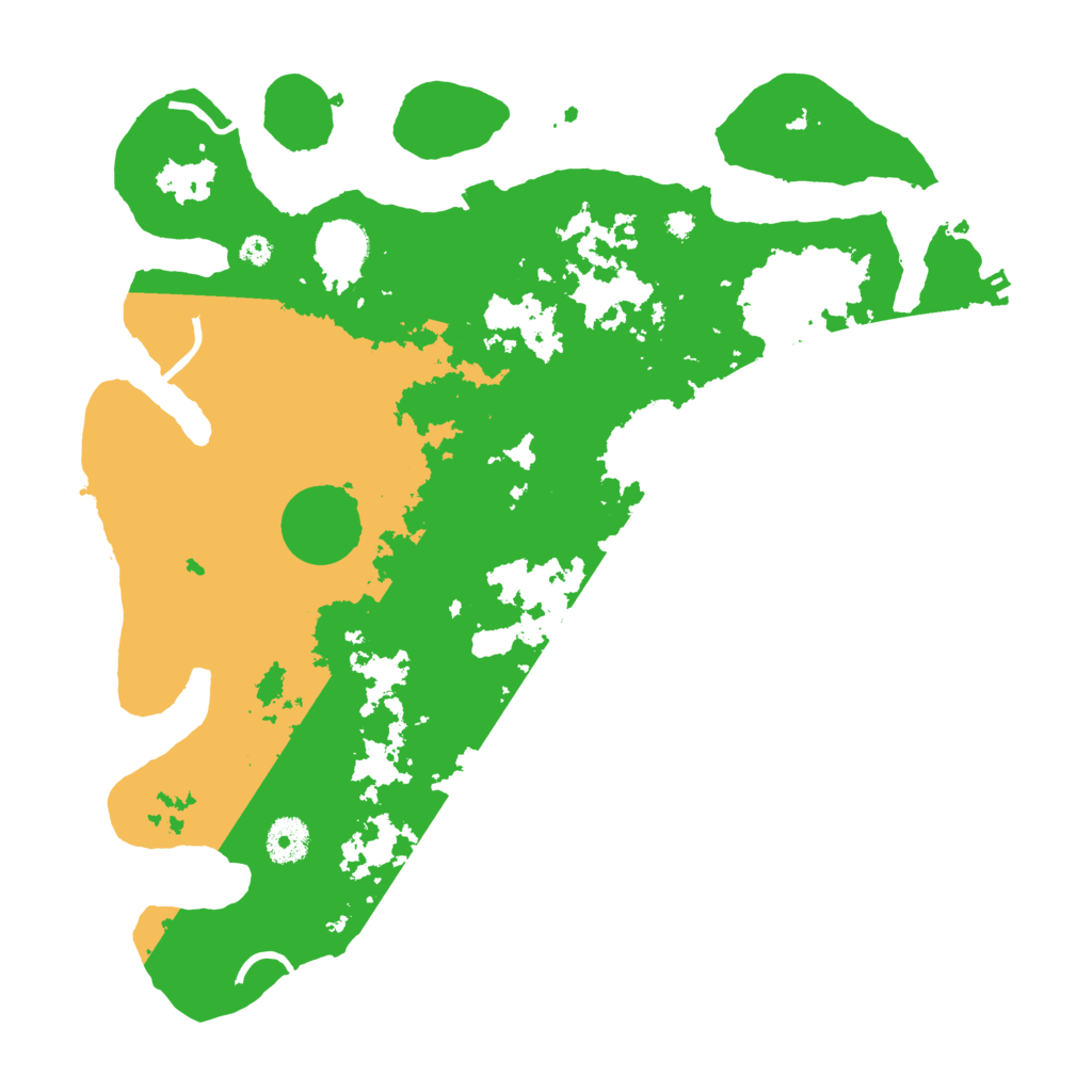 Biome Rust Map: Procedural Map, Size: 3650, Seed: 33692205