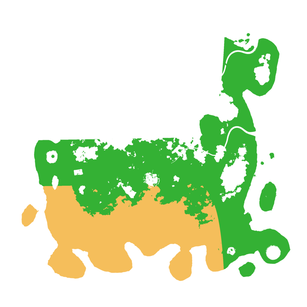 Biome Rust Map: Procedural Map, Size: 3800, Seed: 58990014