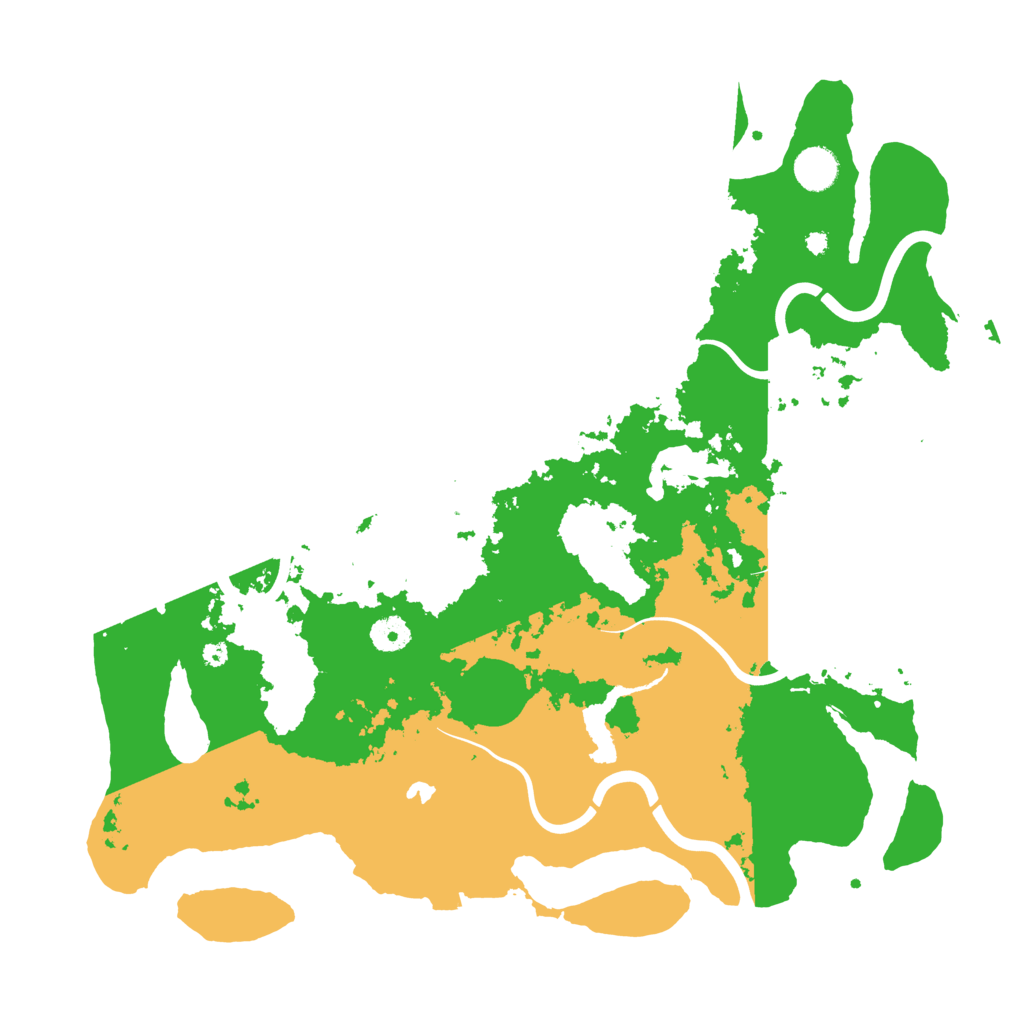 Biome Rust Map: Procedural Map, Size: 4100, Seed: 72840584