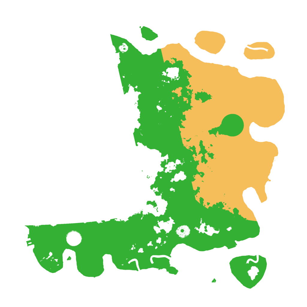 Biome Rust Map: Procedural Map, Size: 3600, Seed: 50089602