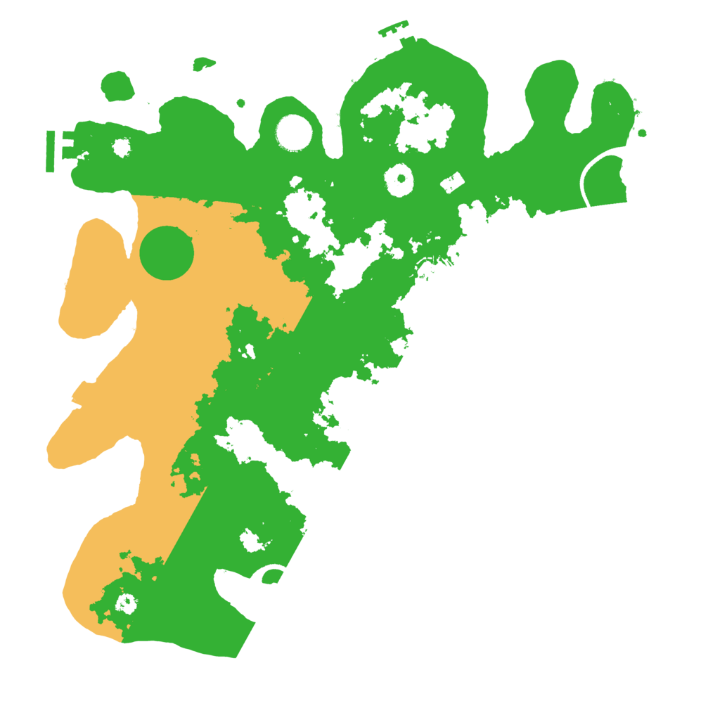 Biome Rust Map: Procedural Map, Size: 3500, Seed: 1296978723