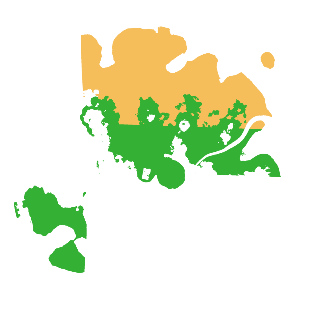 Biome Rust Map: Procedural Map, Size: 3000, Seed: 725113955