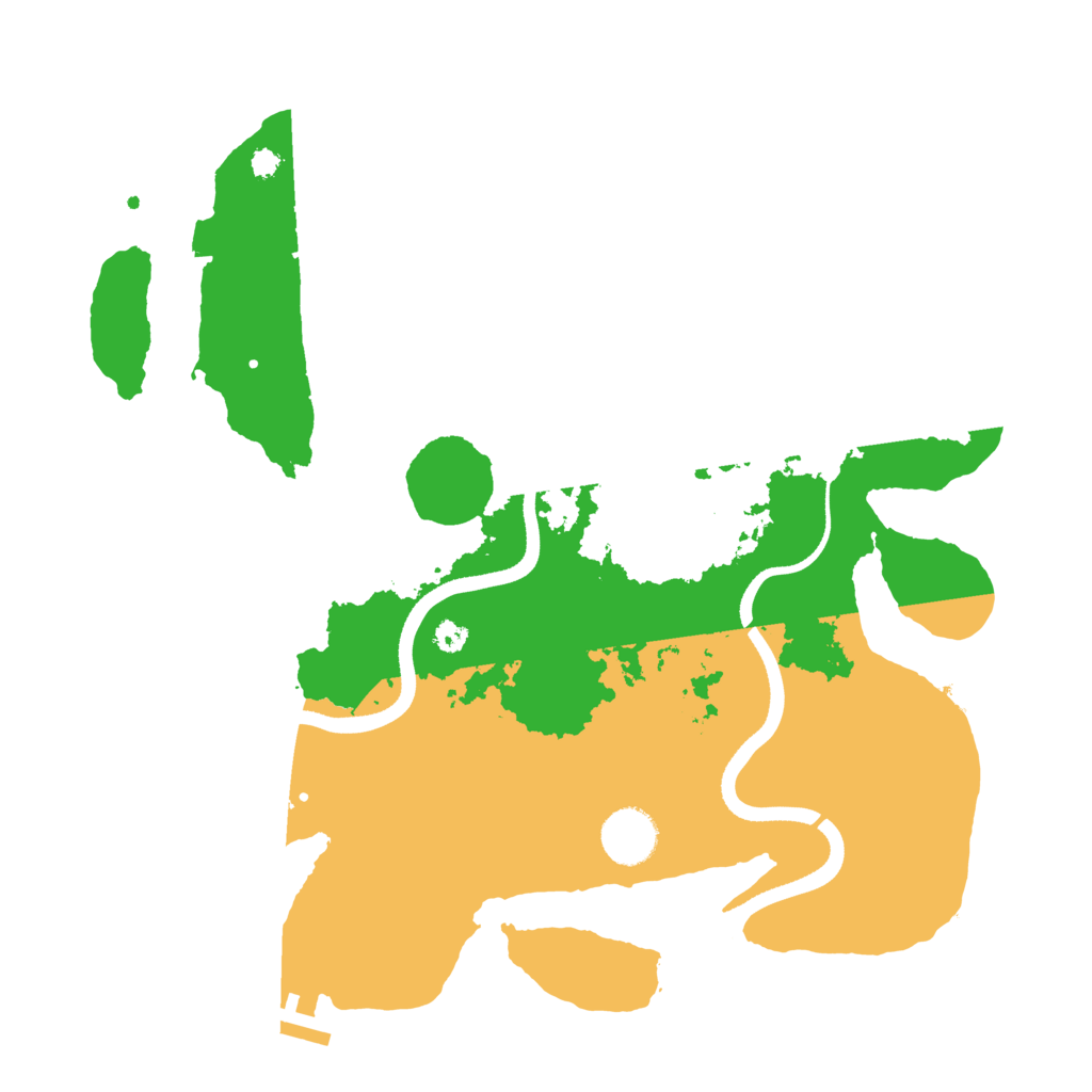 Biome Rust Map: Procedural Map, Size: 3450, Seed: 98451074