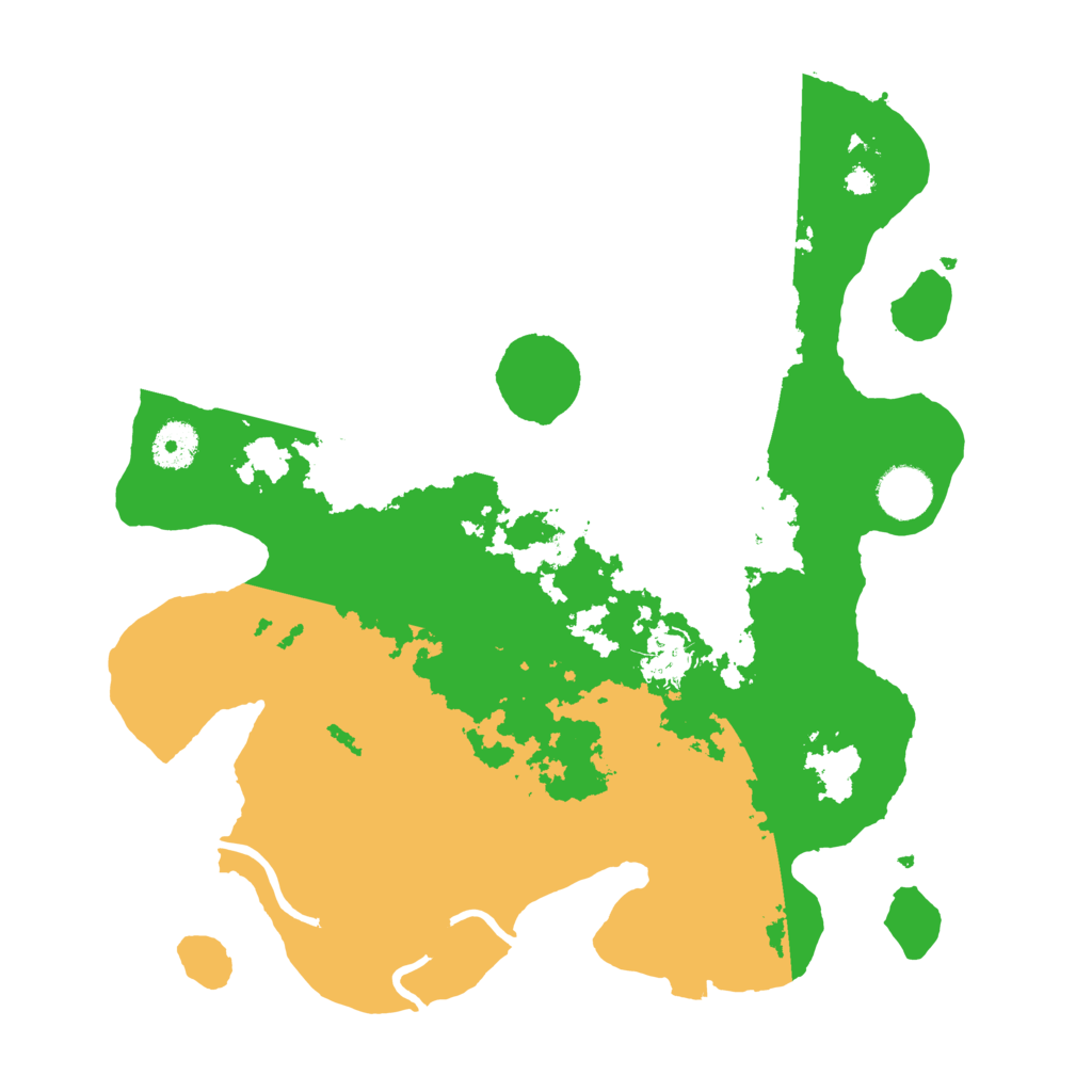 Biome Rust Map: Procedural Map, Size: 3550, Seed: 53519284