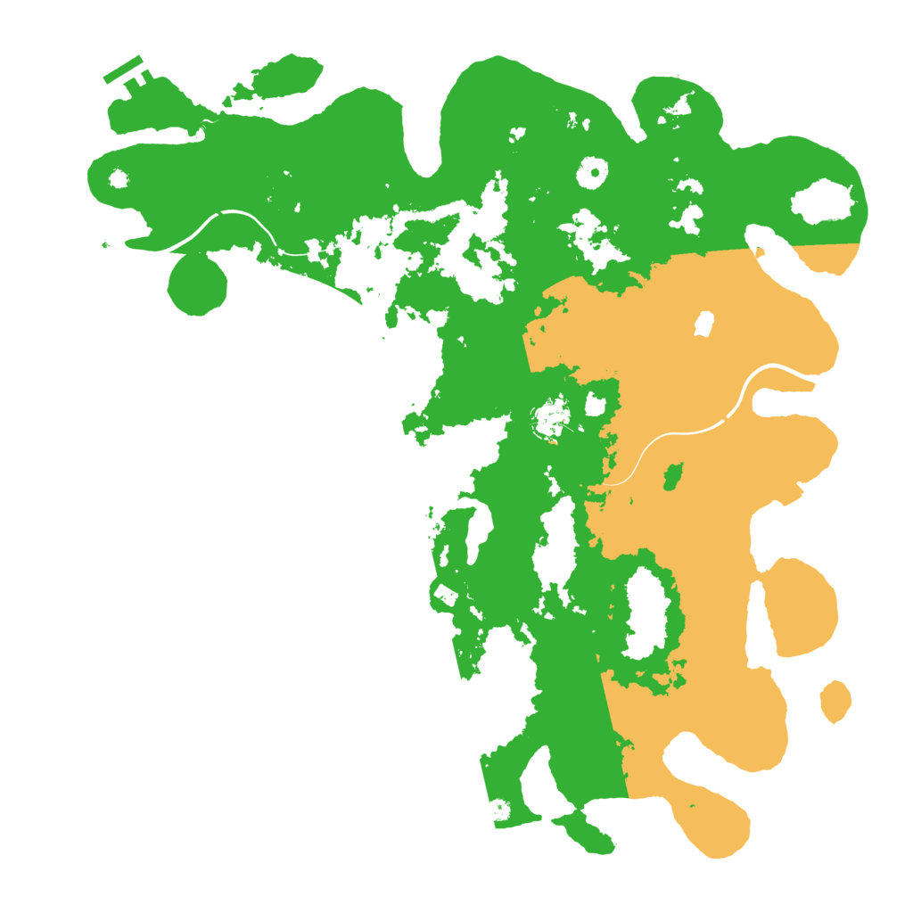 Biome Rust Map: Procedural Map, Size: 4300, Seed: 12214418