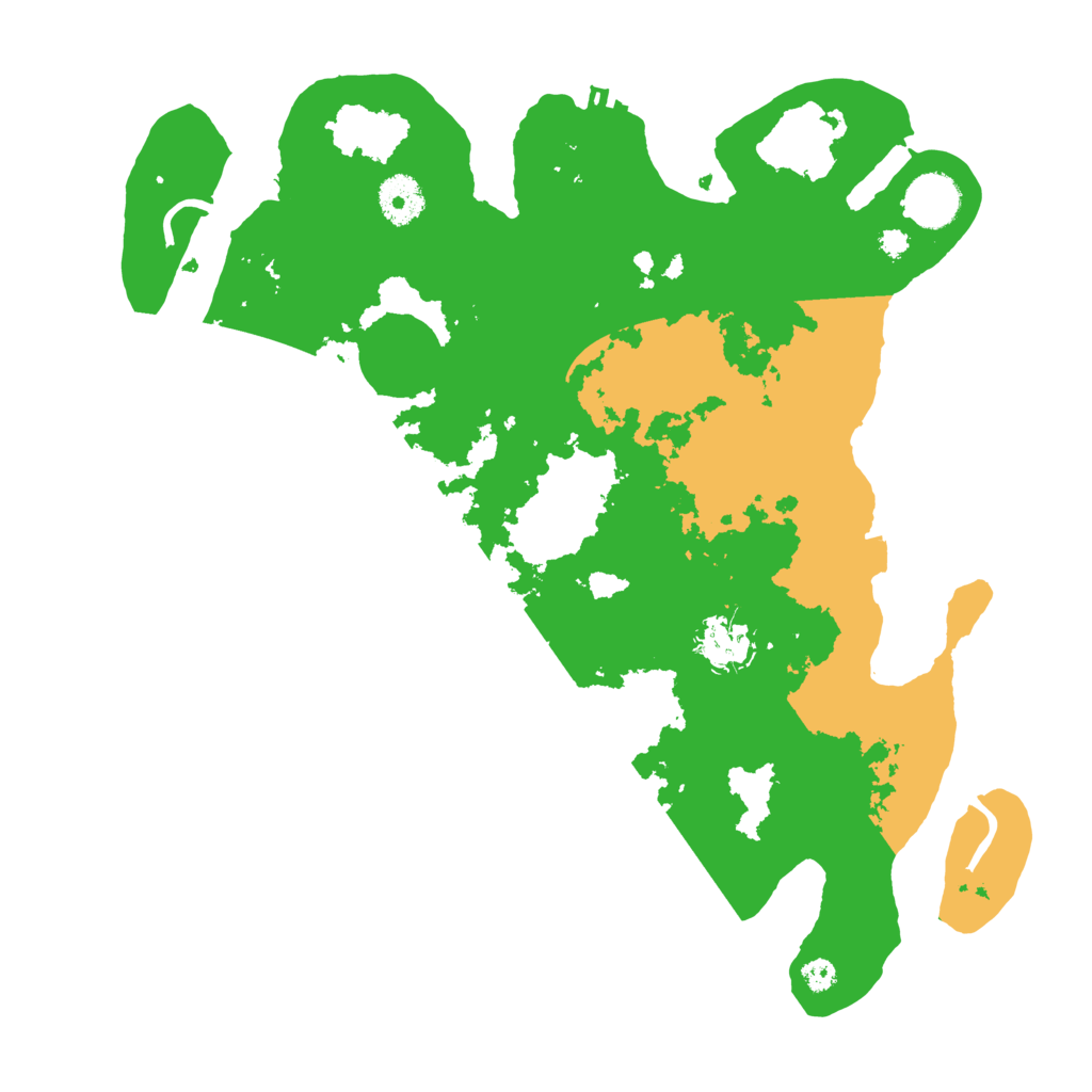 Biome Rust Map: Procedural Map, Size: 3500, Seed: 1122353