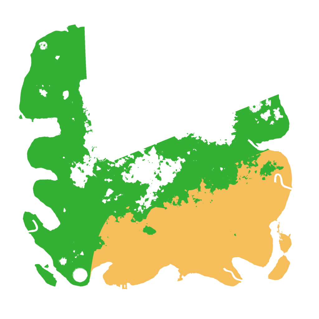 Biome Rust Map: Procedural Map, Size: 4000, Seed: 39809943