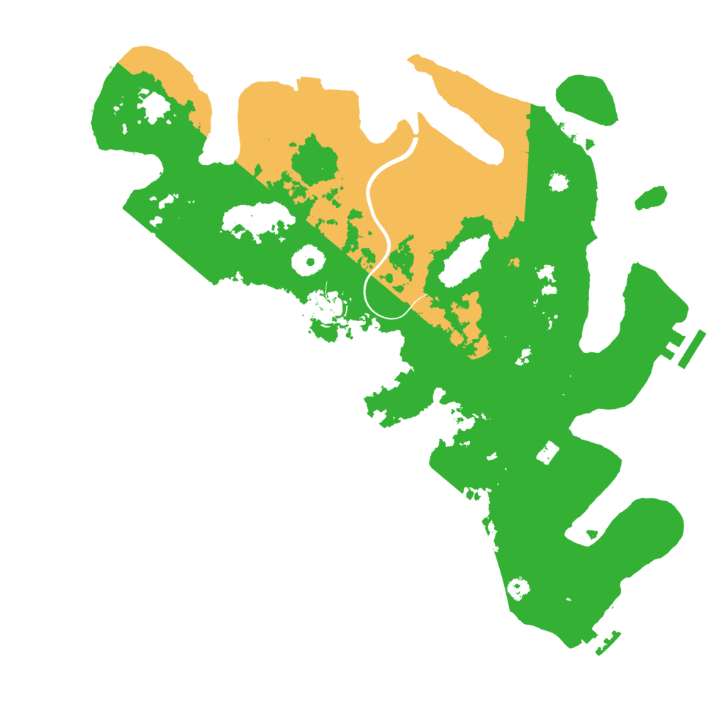 Biome Rust Map: Procedural Map, Size: 3500, Seed: 1396150570