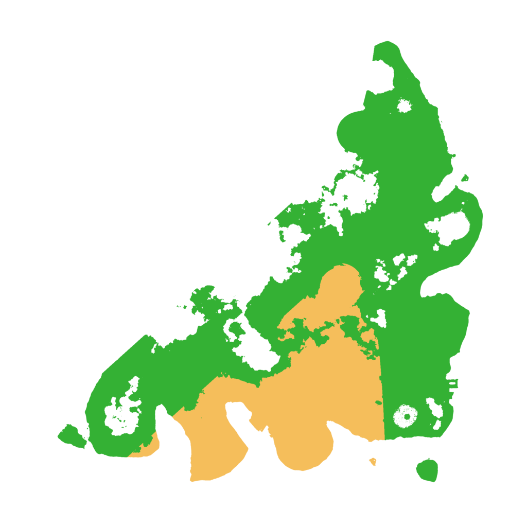 Biome Rust Map: Procedural Map, Size: 3500, Seed: 527269750