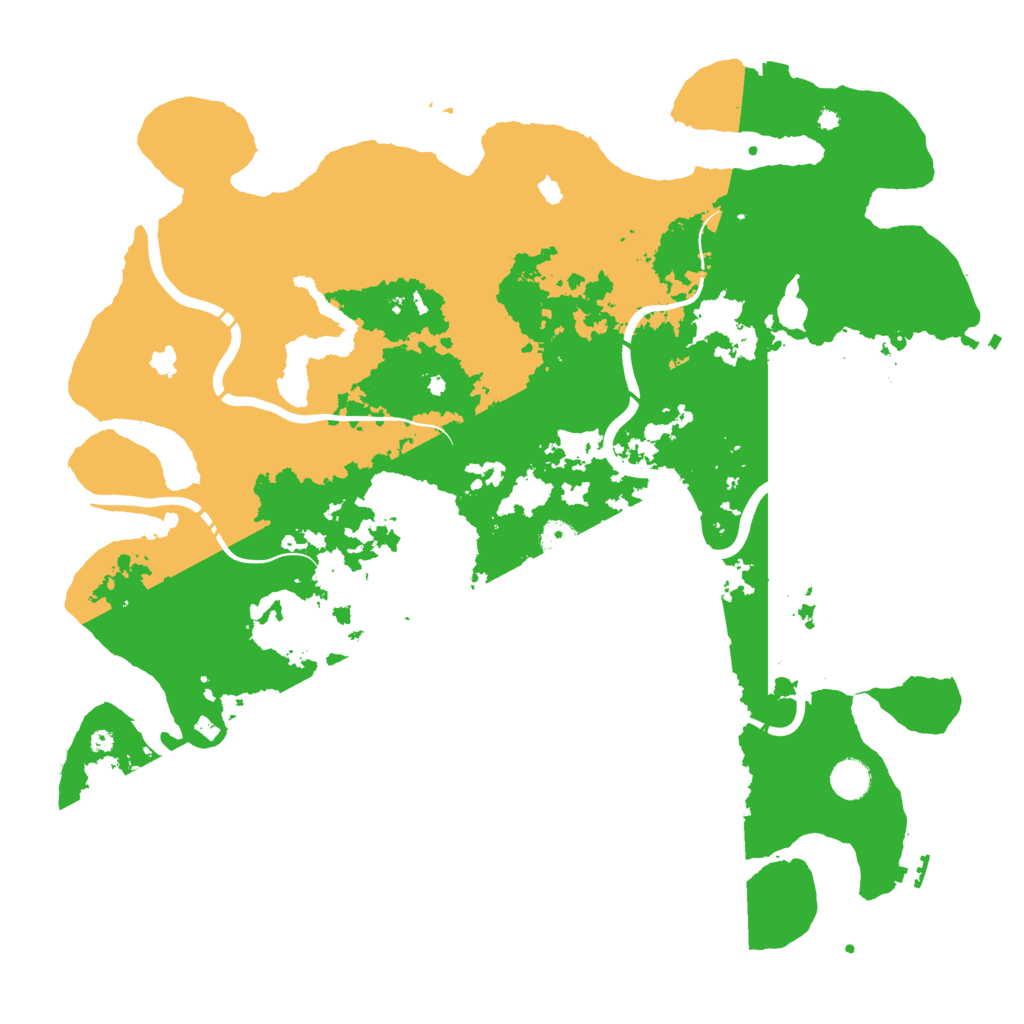 Biome Rust Map: Procedural Map, Size: 4500, Seed: 120785973