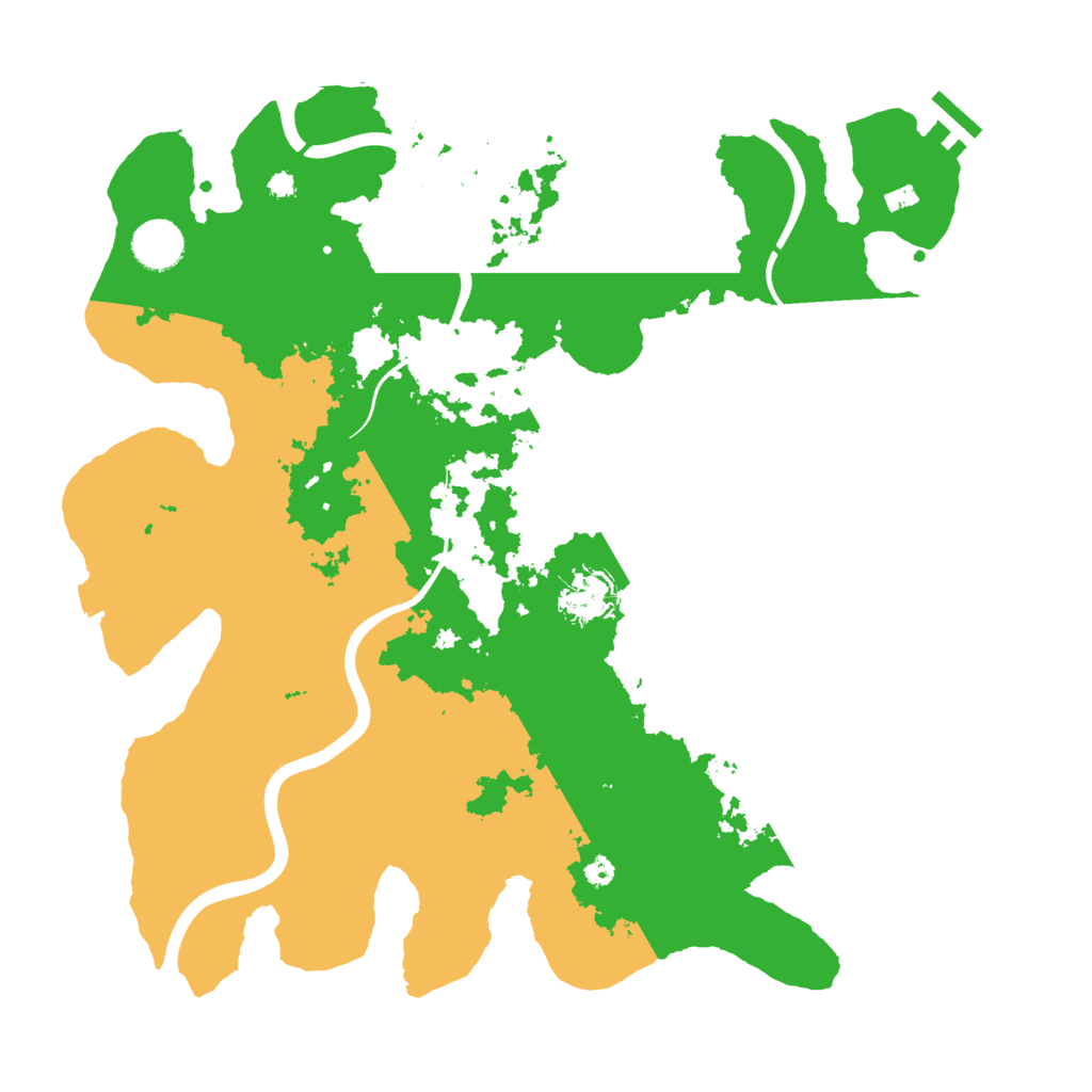 Biome Rust Map: Procedural Map, Size: 3750, Seed: 15303332