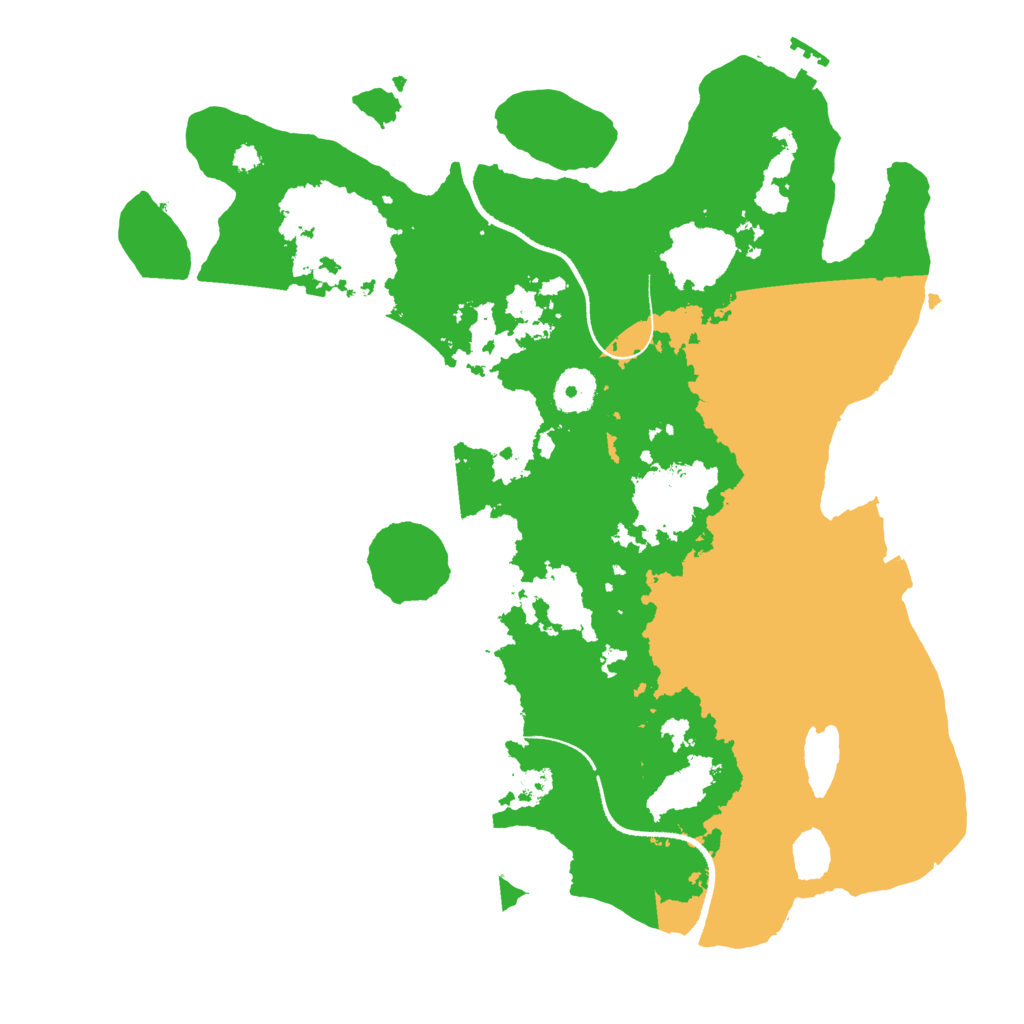 Biome Rust Map: Procedural Map, Size: 3500, Seed: 914702173