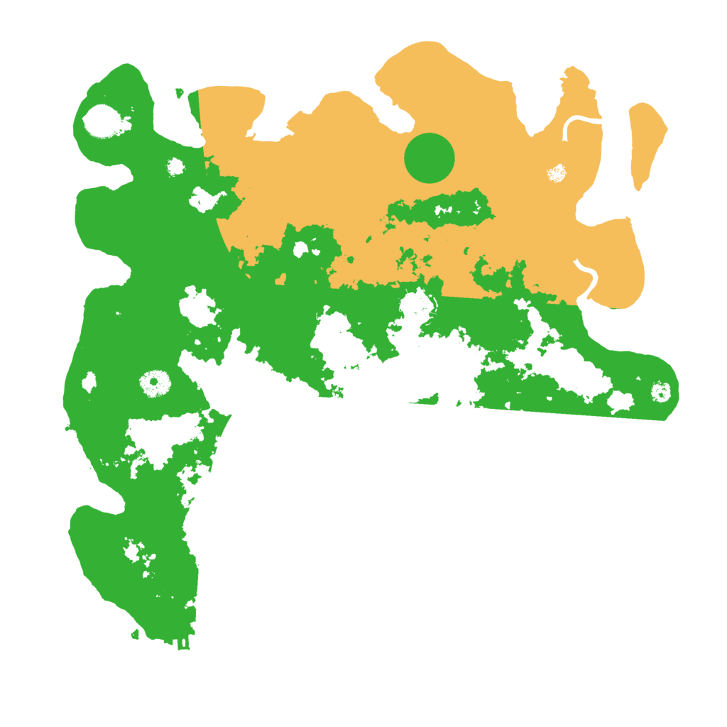 Biome Rust Map: Procedural Map, Size: 3800, Seed: 81058255