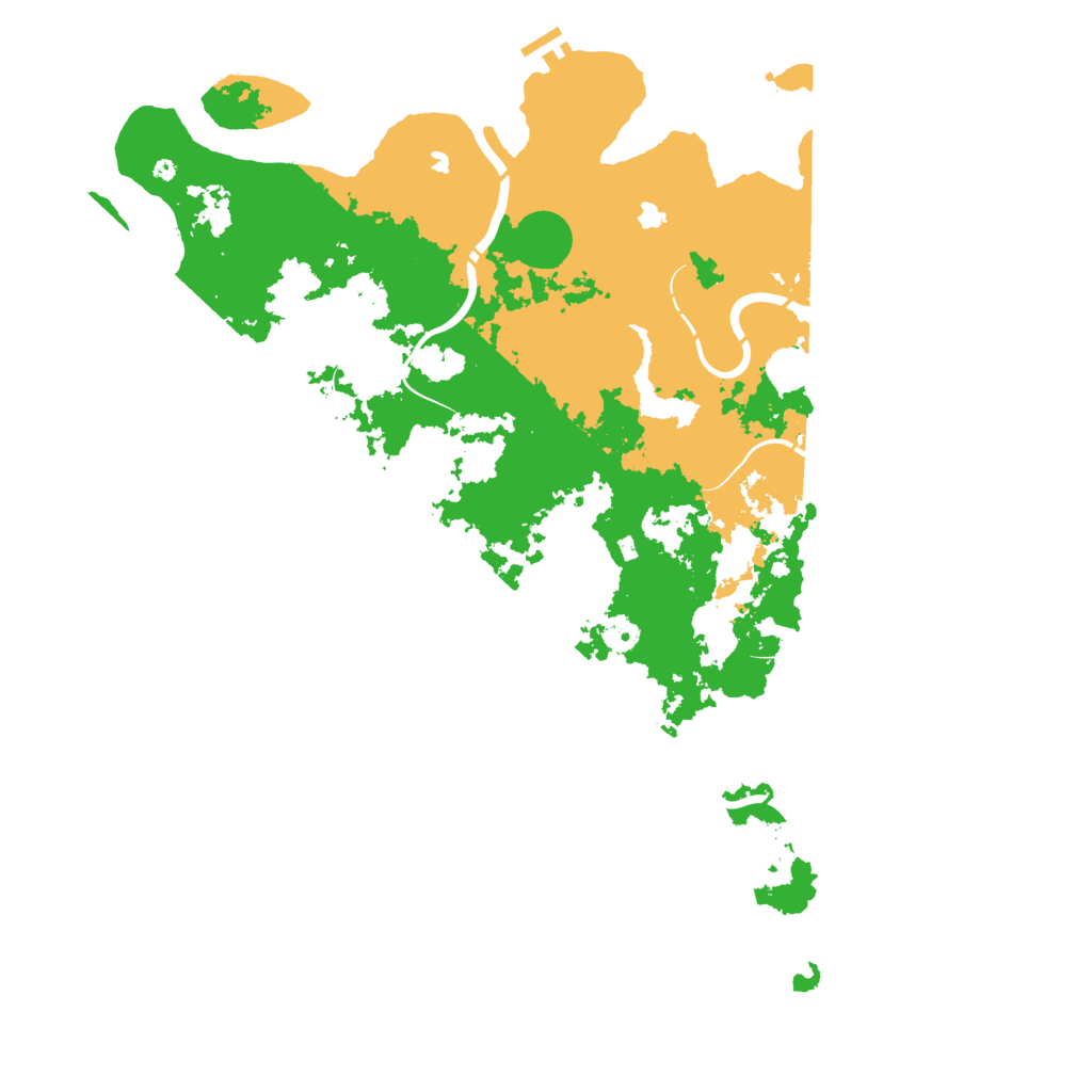 Biome Rust Map: Procedural Map, Size: 5000, Seed: 13371337