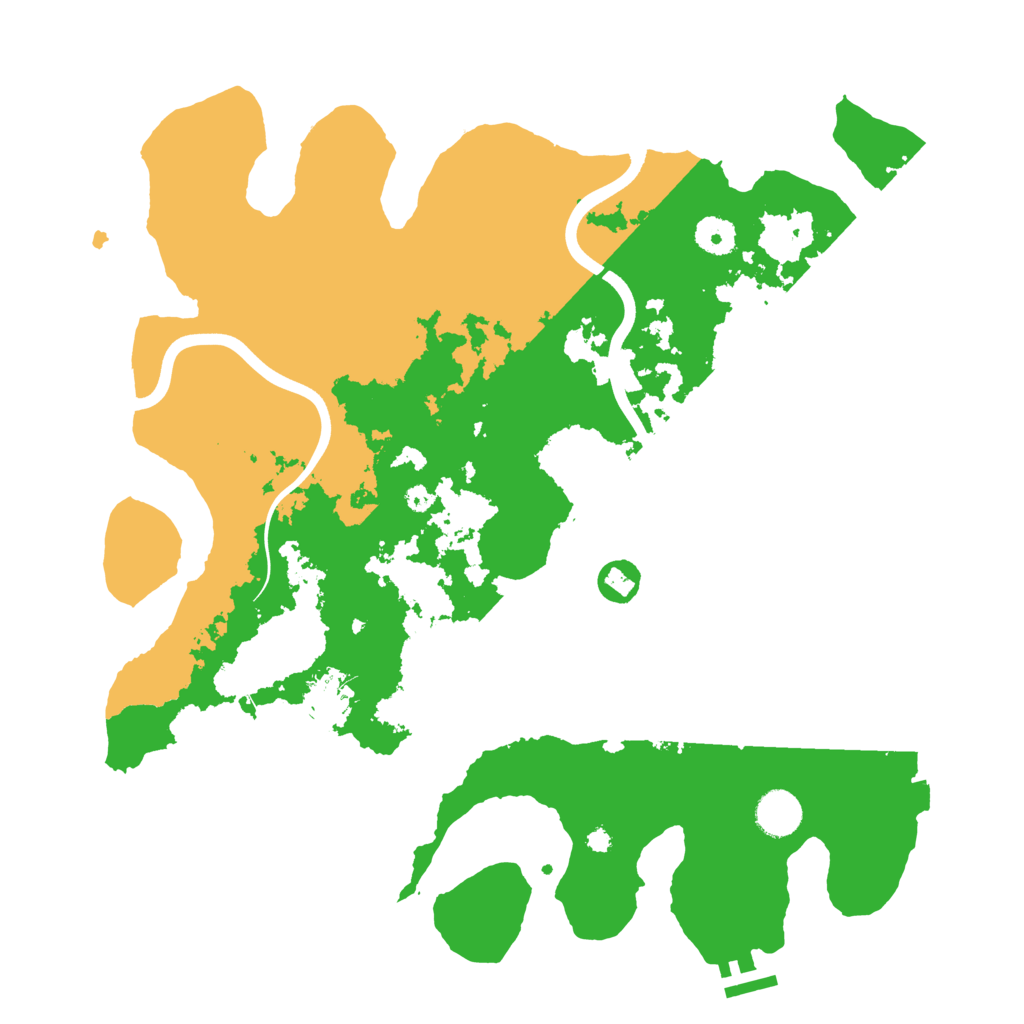 Biome Rust Map: Procedural Map, Size: 3900, Seed: 31936207