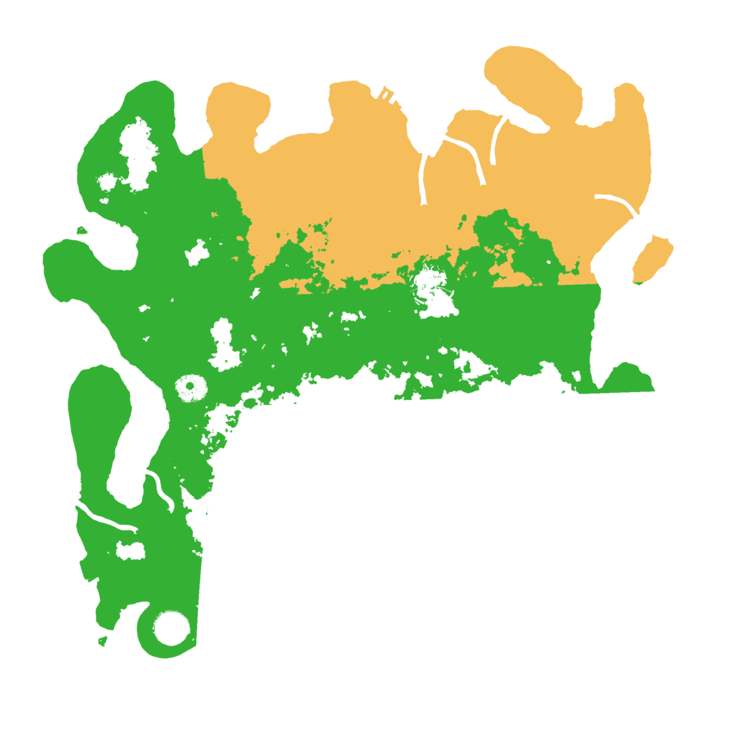 Biome Rust Map: Procedural Map, Size: 3700, Seed: 212