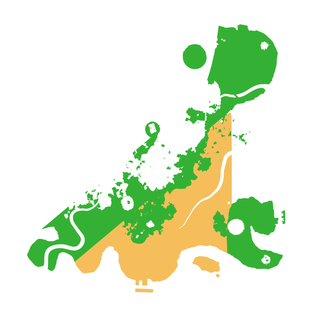 Biome Rust Map: Procedural Map, Size: 3500, Seed: 992325295