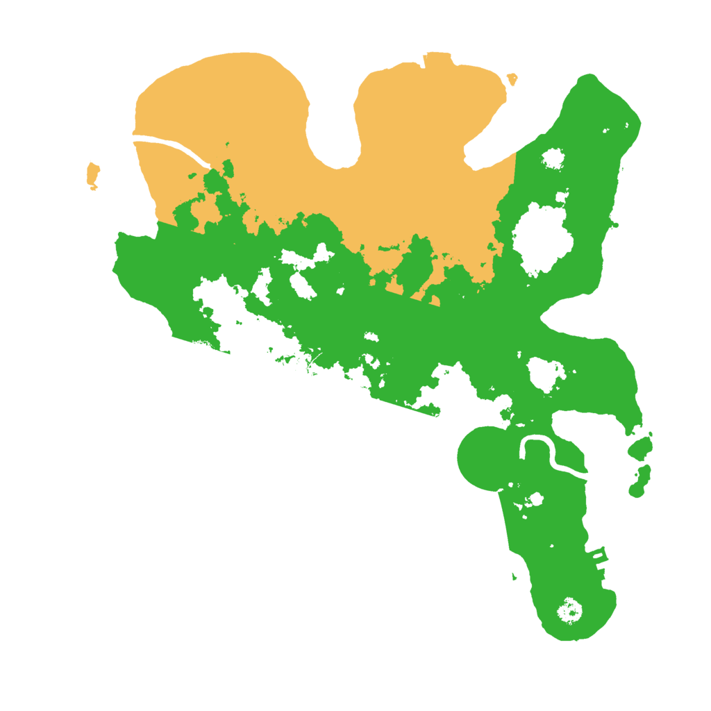 Biome Rust Map: Procedural Map, Size: 3000, Seed: 87546513
