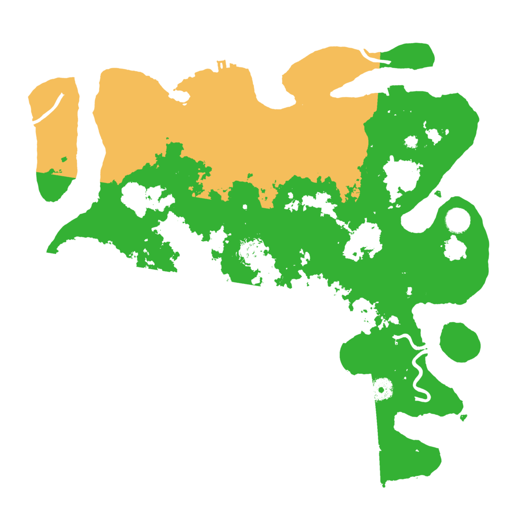 Biome Rust Map: Procedural Map, Size: 3650, Seed: 79629913