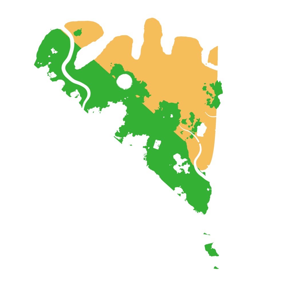 Biome Rust Map: Procedural Map, Size: 3450, Seed: 27868882