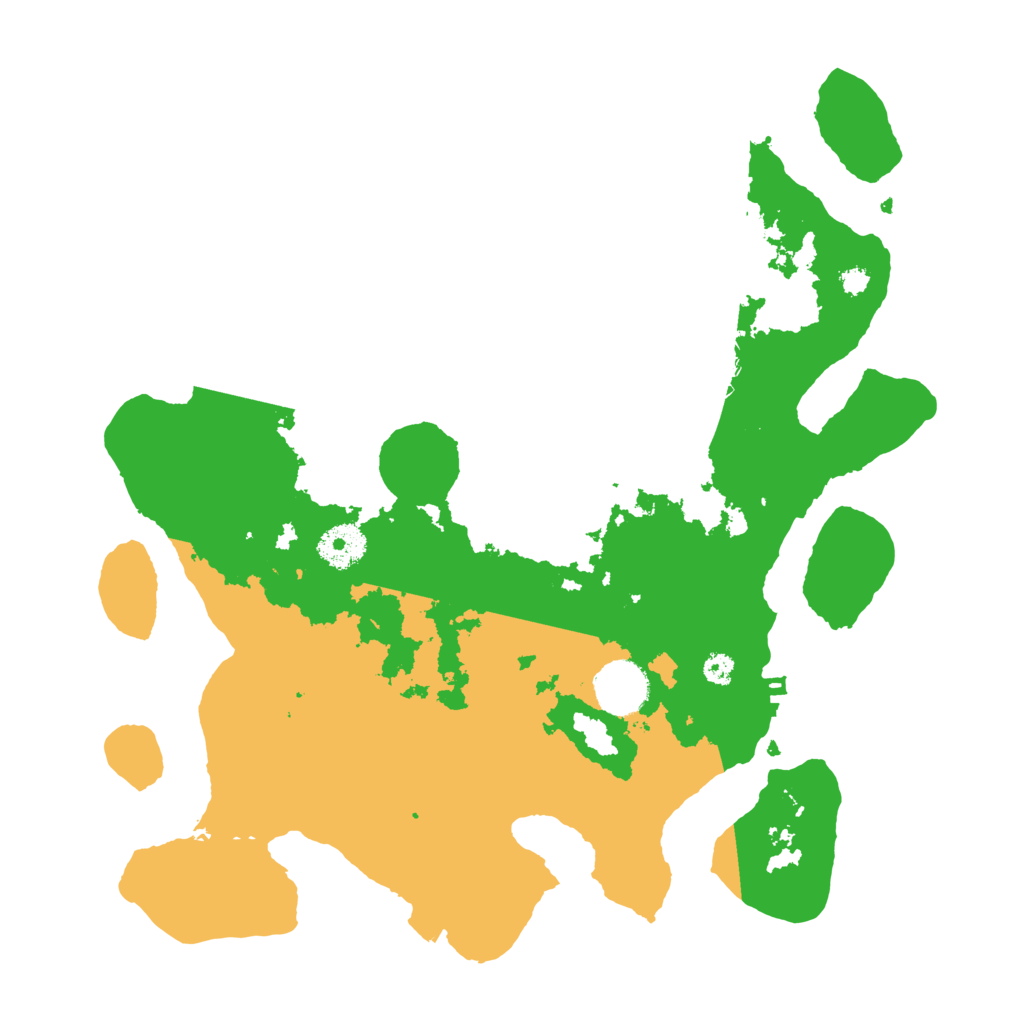 Biome Rust Map: Procedural Map, Size: 3400, Seed: 86586364