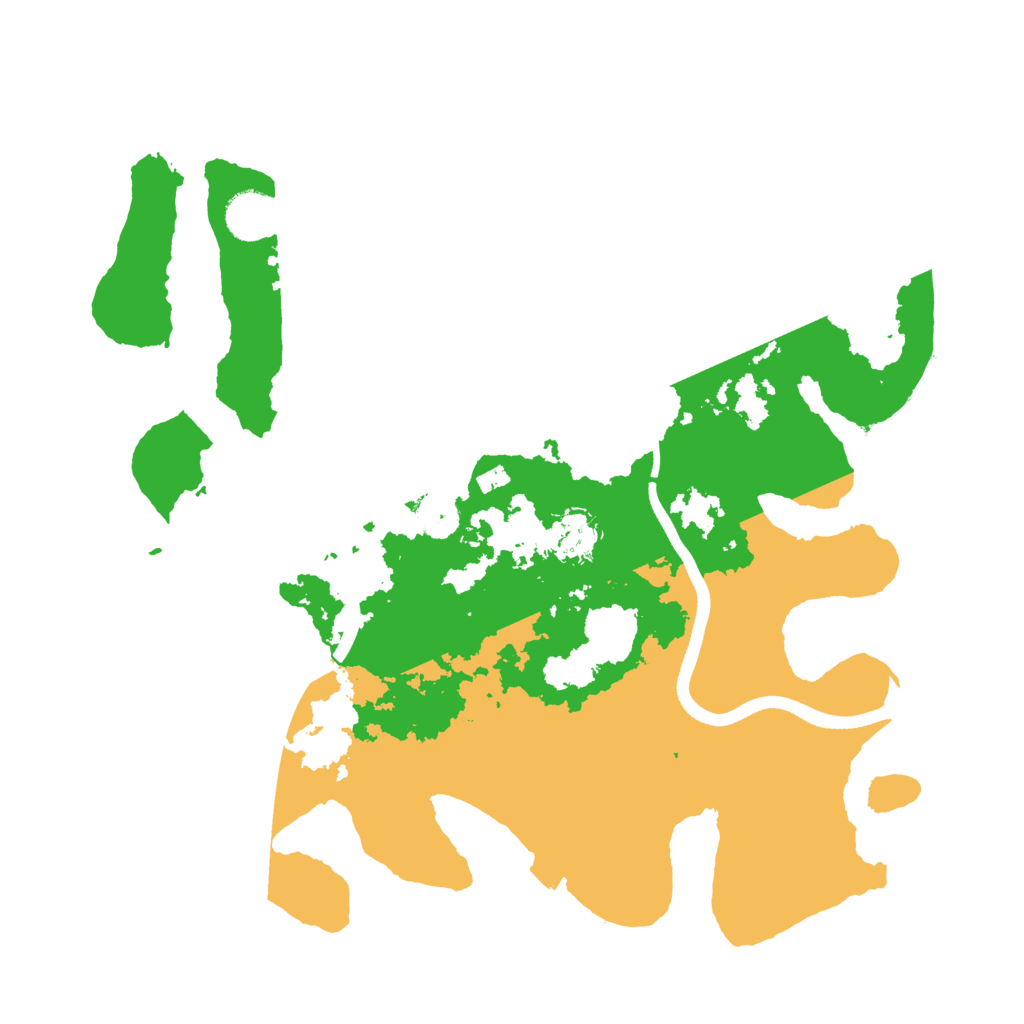 Biome Rust Map: Procedural Map, Size: 3600, Seed: 50091256