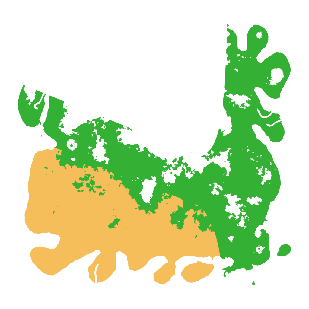 Biome Rust Map: Procedural Map, Size: 4400, Seed: 17507321