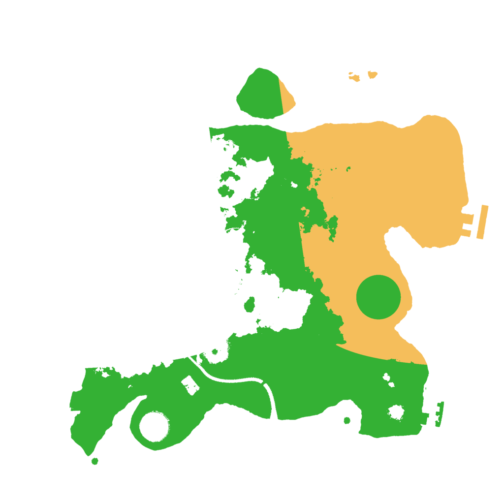 Biome Rust Map: Procedural Map, Size: 3000, Seed: 749923
