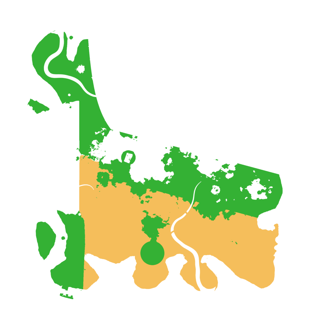 Biome Rust Map: Procedural Map, Size: 3500, Seed: 1403606691