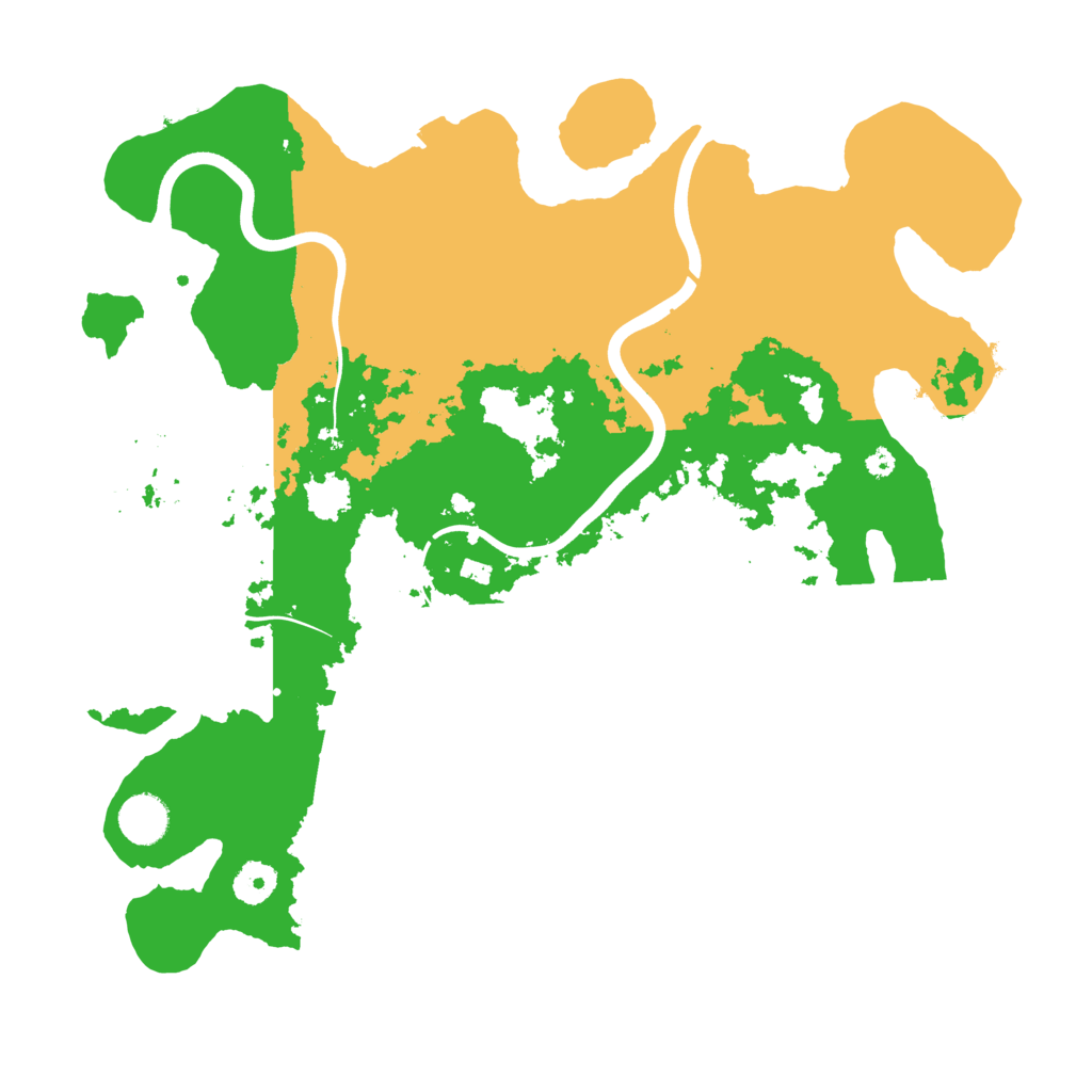 Biome Rust Map: Procedural Map, Size: 3850, Seed: 83524215