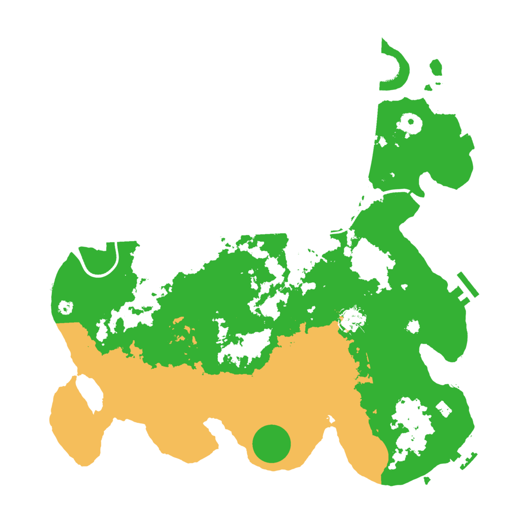 Biome Rust Map: Procedural Map, Size: 3600, Seed: 94039199