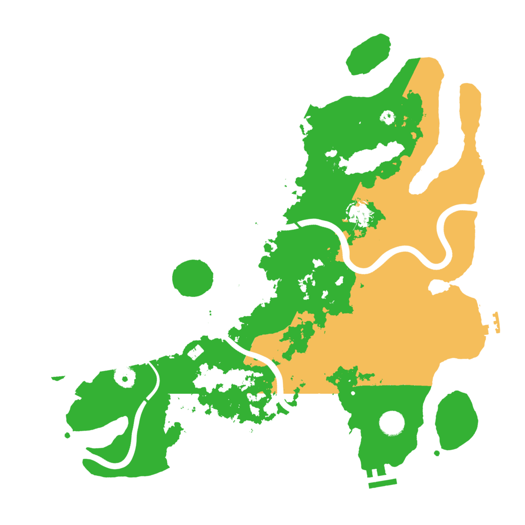 Biome Rust Map: Procedural Map, Size: 3750, Seed: 53993897