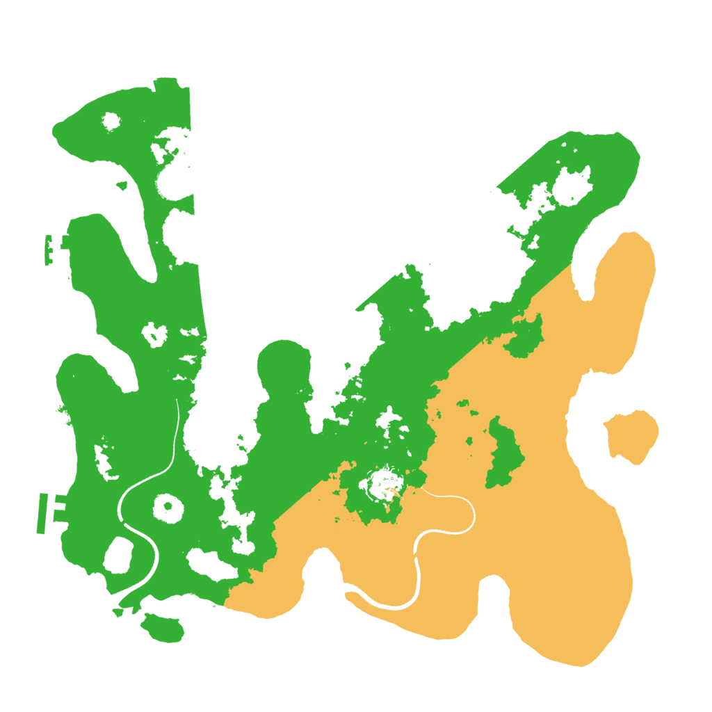 Biome Rust Map: Procedural Map, Size: 3550, Seed: 1604158