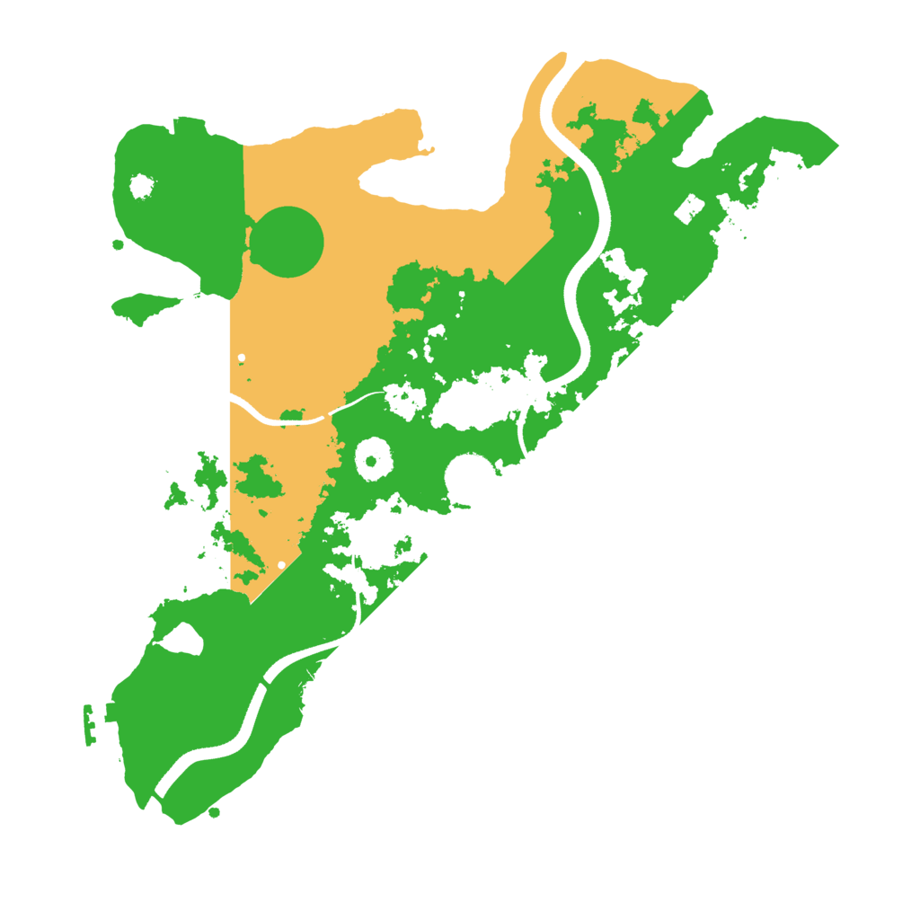 Biome Rust Map: Procedural Map, Size: 3400, Seed: 23137033